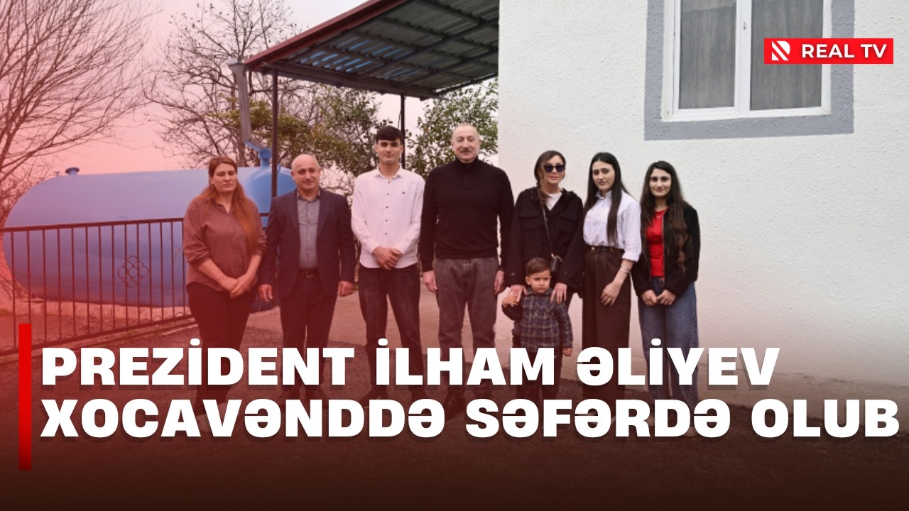 Prezident İlham Əliyev Xocavənddə səfərdə olub