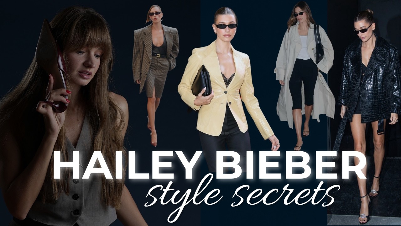 How to Dress Like Hailey Bieber | Style Secrets in 3 Minutes