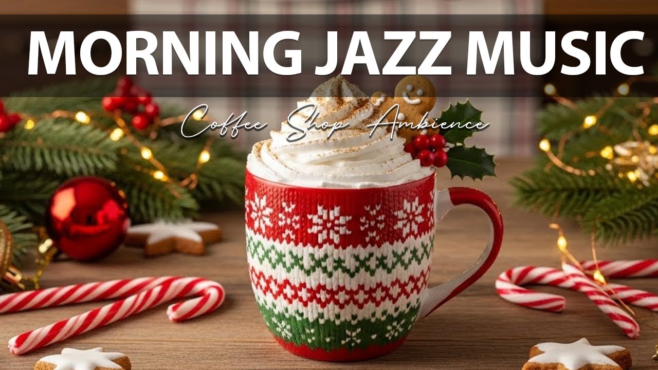 Morning Jazz Music 🎄 Cofee Shop Ambiance Music and Sweet Jazz Cafe Music for Morning Coffee