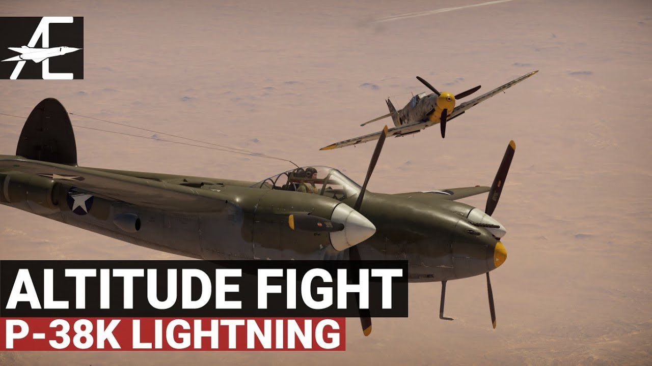 War Thunder P-38K | High Altitude Fighting