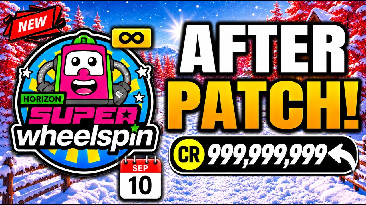 *BRAND NEW* SEP 10!✅  Super Wheelspins Farm Glitch! Credits Farm Glitch fh6/FH6 Glitches AFTER PATCH