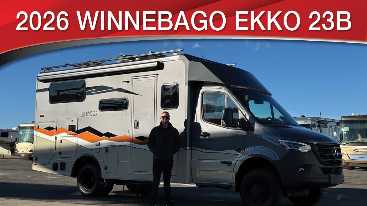 2026 Winnebago EKKO 23B Sprinter With Desert Ridge Exterior