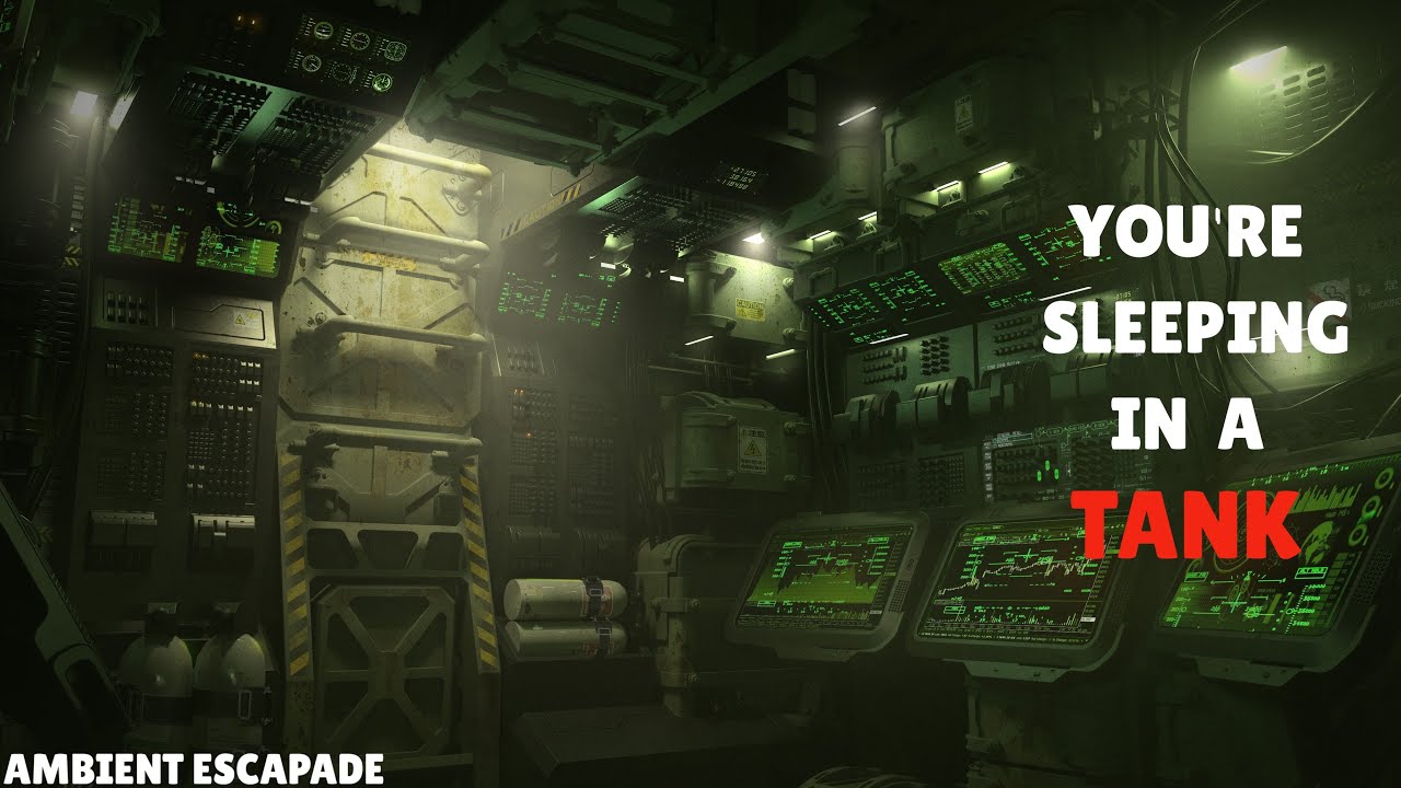 You're Sleeping in a Tank | Radio Chatter | Engine Sound | Distant Battle Ambience