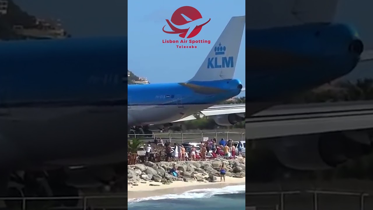 Невероятный экстремальный реактивный поток от KLM Boeing 747, держитесь!