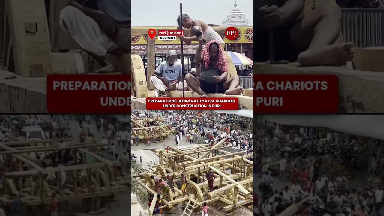 Puri Rath Yatra 2026: Chariot Construction in Full Swing