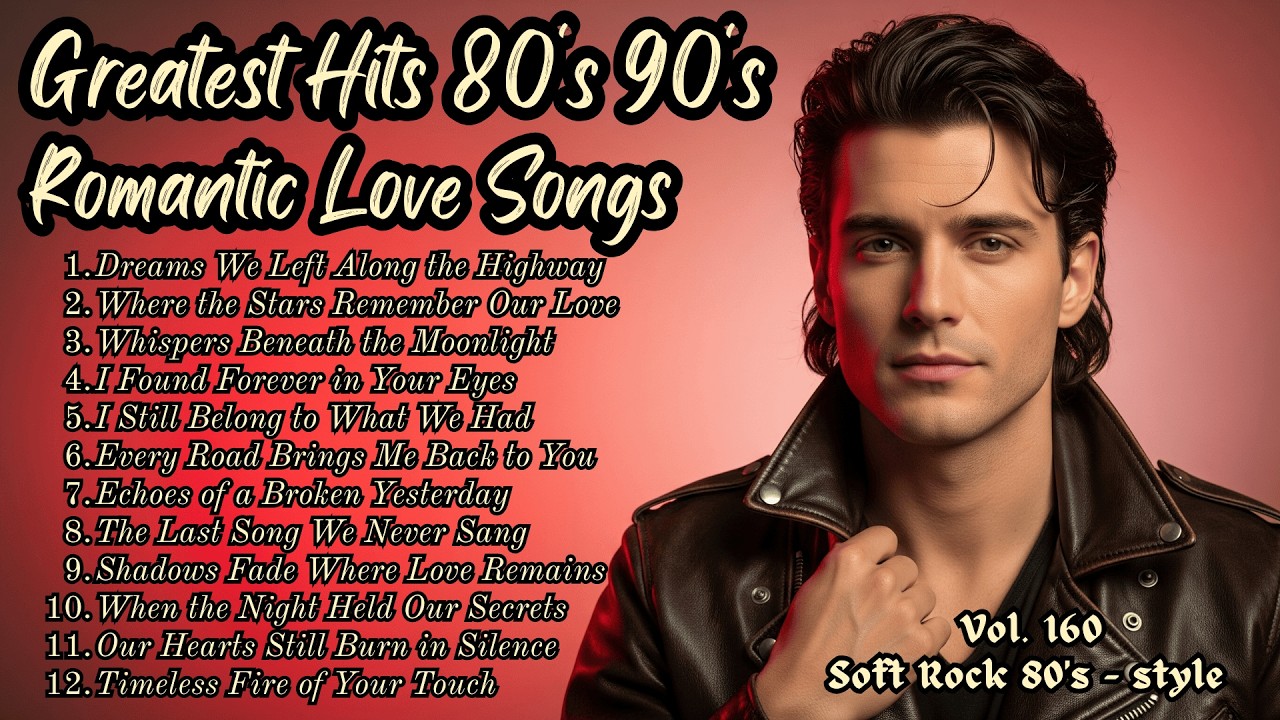 Greatest Hits Romantic Love Songs 💖 Love Songs 80's 90's - Soft Rock Ballads - Playlist Vol. 160
