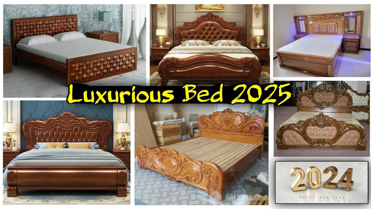 Wooden Bed Design | Modern Wooden Design 2025