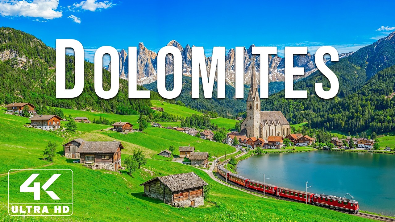 Dolomites 4K | Iconic Tre Cime di Lavaredo, Turquoise Lago di Carezza & Majestic Dolomite Walls