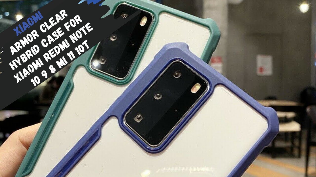 For Xiaomi Redmi Note 10 9 8 Mi 11 10T Shockproof Armor Clear Hybrid Case Cover