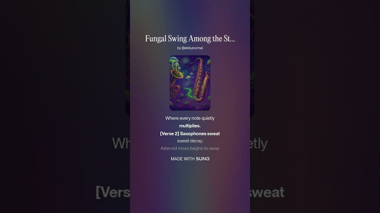 Fungal Swing Among the Stars #aimusic #aimusic2026 #jazz #cosmic #experimental #avantgarde