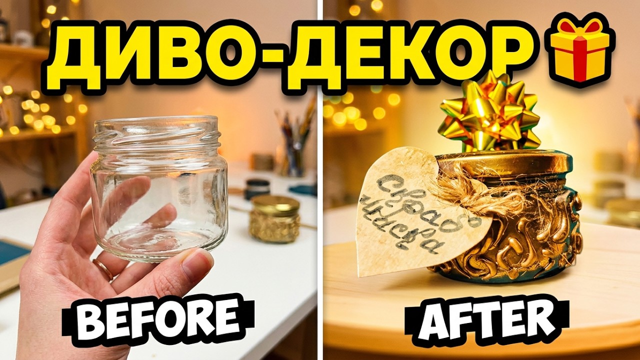 Подарунок 3 в 1 декоративна баночка упаковка для подарунка.