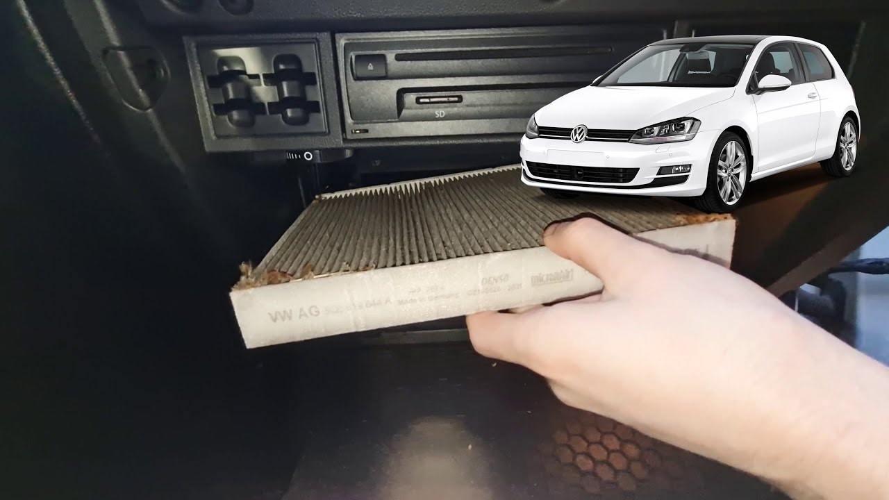 Cabin Air Filter Replacement Volkswagen Golf Mk7 / Mk7.5 (2012-2020)