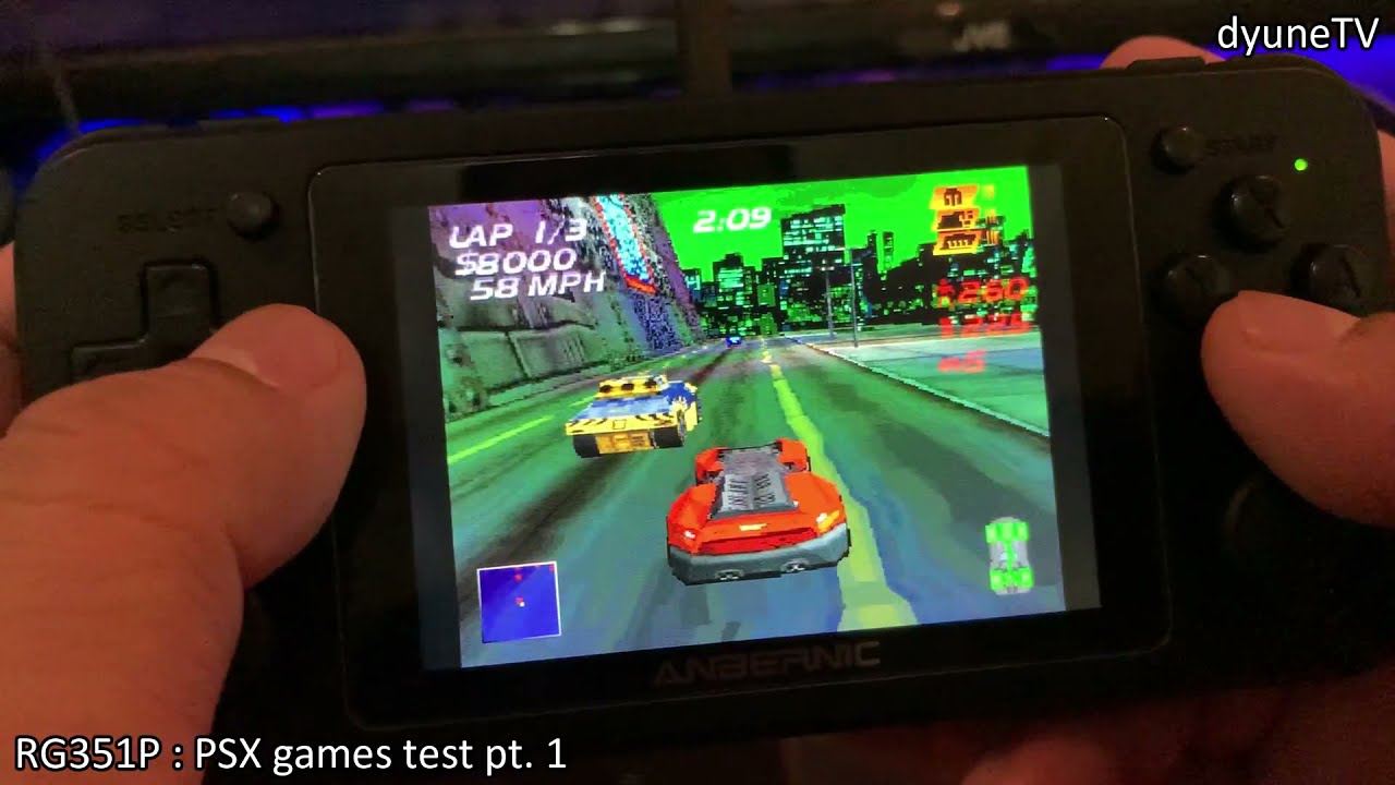 anbernic RG351P : psX games test part 1