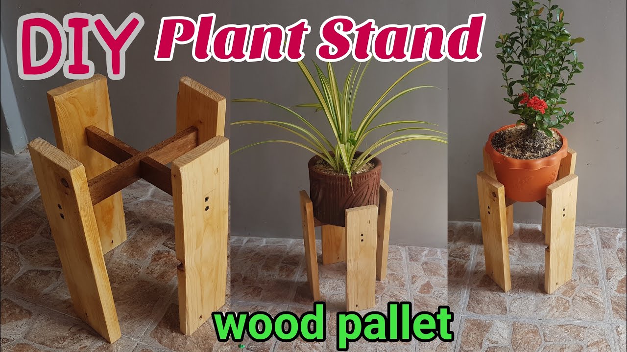 DIY Plant Stand | DIY Pallets Project | Scrap Wood Projects | How to make Plant Stand