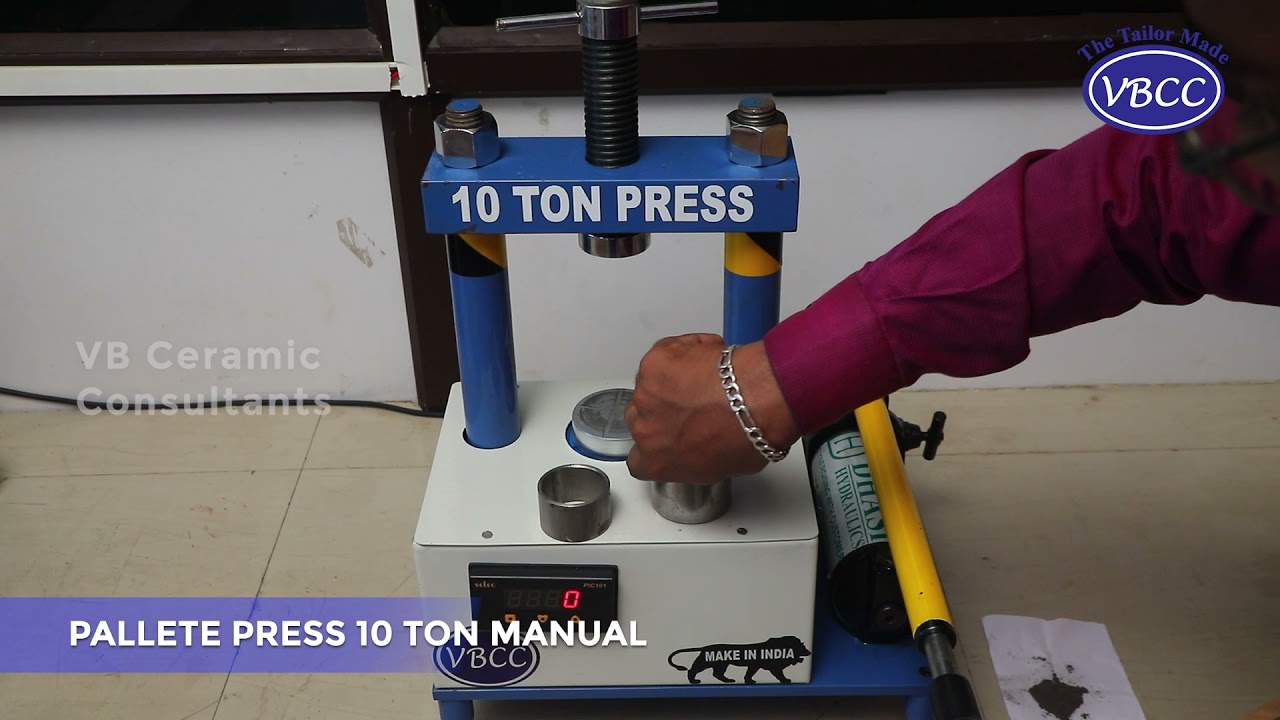 Pellet Press 10-Ton Manual | VBCC