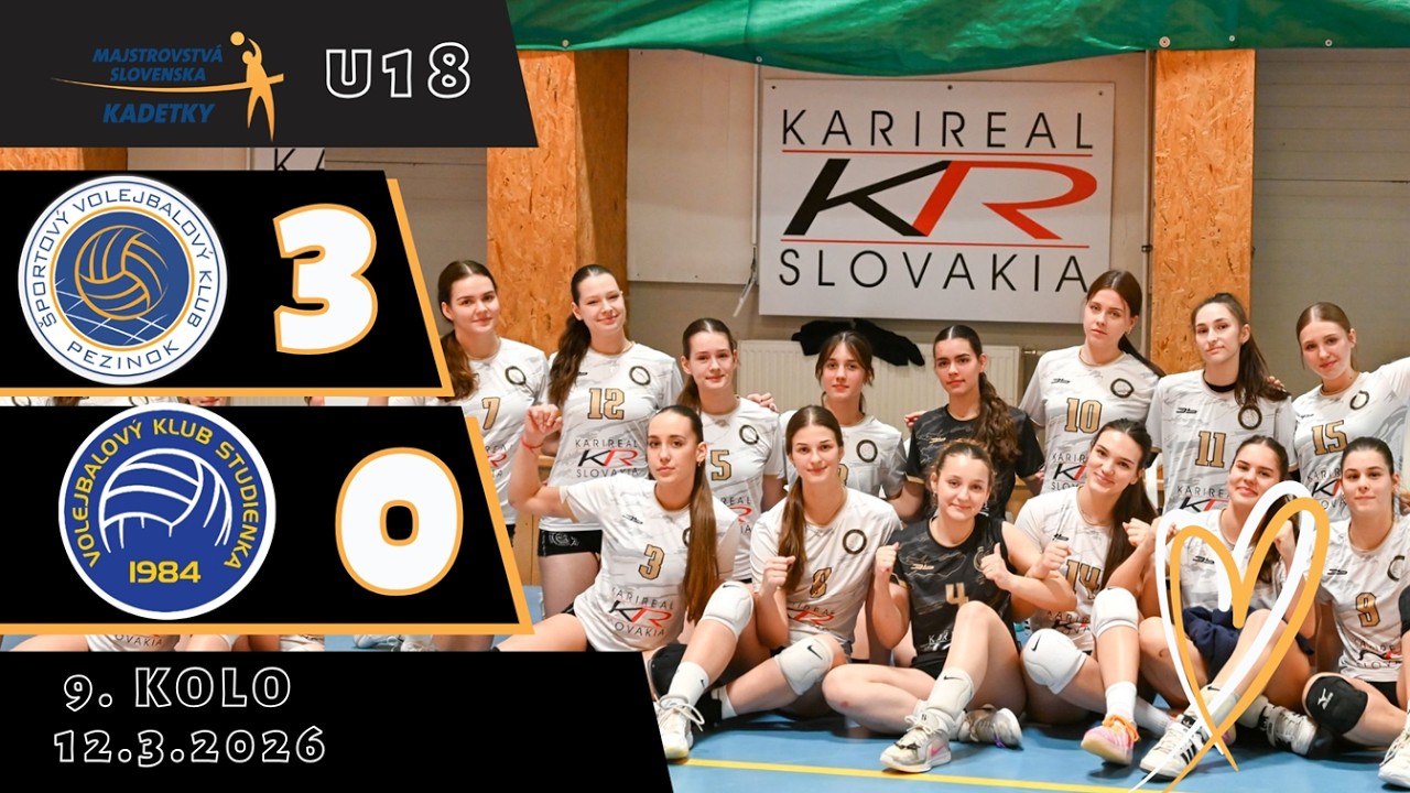U18 ŠVK Pezinok vs VK Studienka - 12/03/2026
