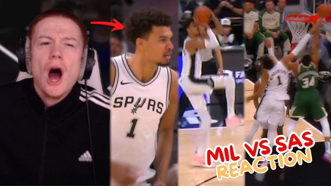 Reacting to Spurs vs Bucks Regular Season Game!