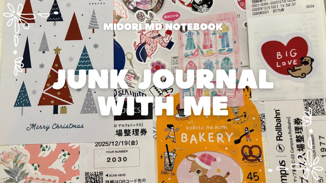 Journal With Me! 4 Spreads in my Junk Journal 2026 [Journal Corner 3]