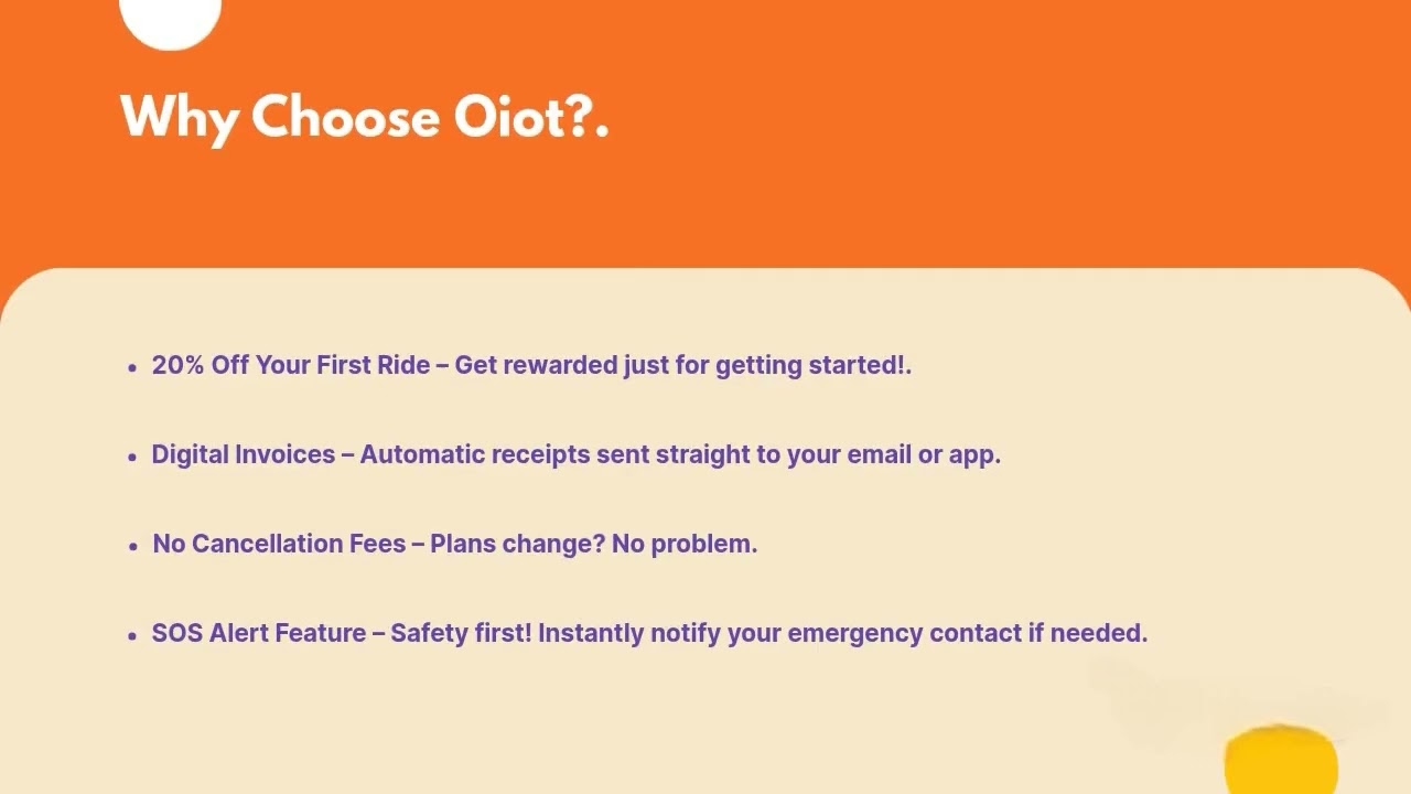 Switch to OIOT: A Better Taxi Experience Starts Now
