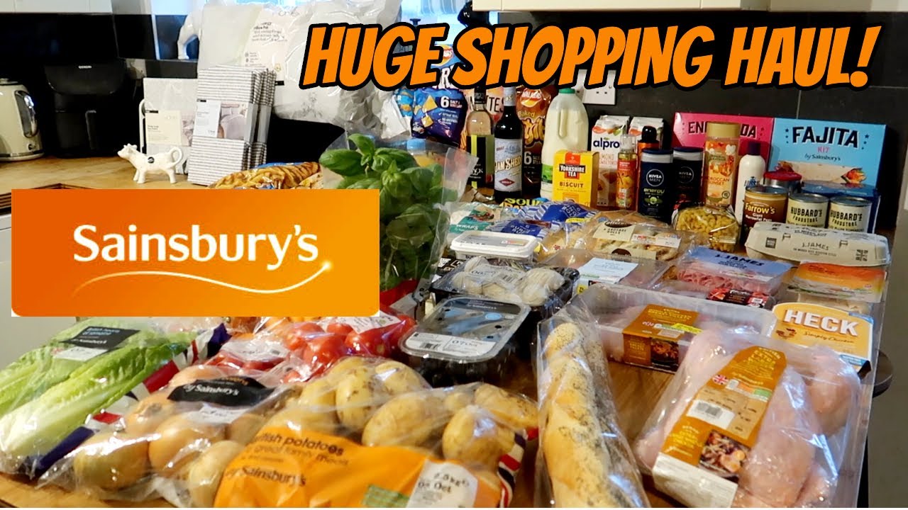 HUGE SAINSBURY'S GROCERY HAUL 💙