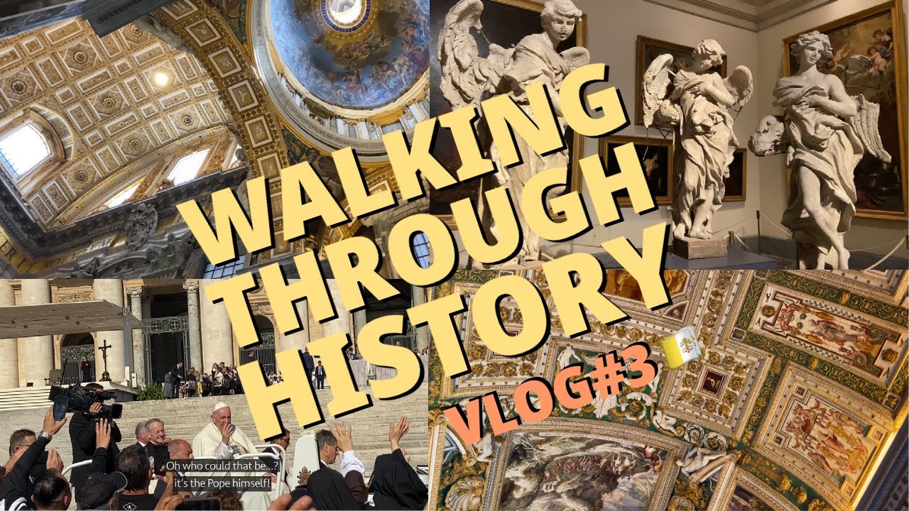Visiting the Vatican Museums, seeing the Pope, and more  ⛪ | Italy 🇮🇹 VLOG 4K | #3