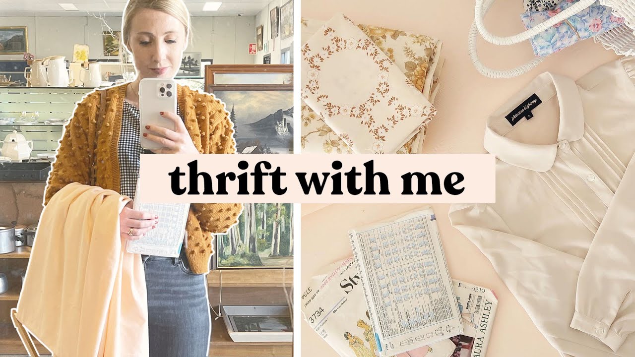 Come Thrift Shopping With Me + Thrift Haul!