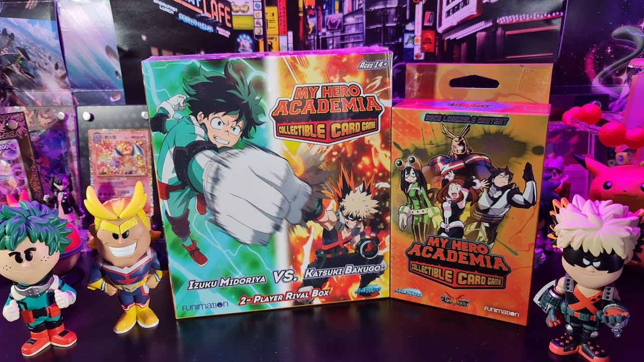 My Hero Academia CCG Rival Deck and Deck Loadable Content - Amazing Value Foil Overload!
