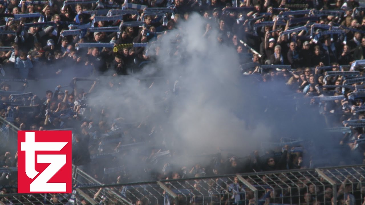 Krawall am Grünwalder Stadion - Münchner Derby FCB II vs. 1860 II