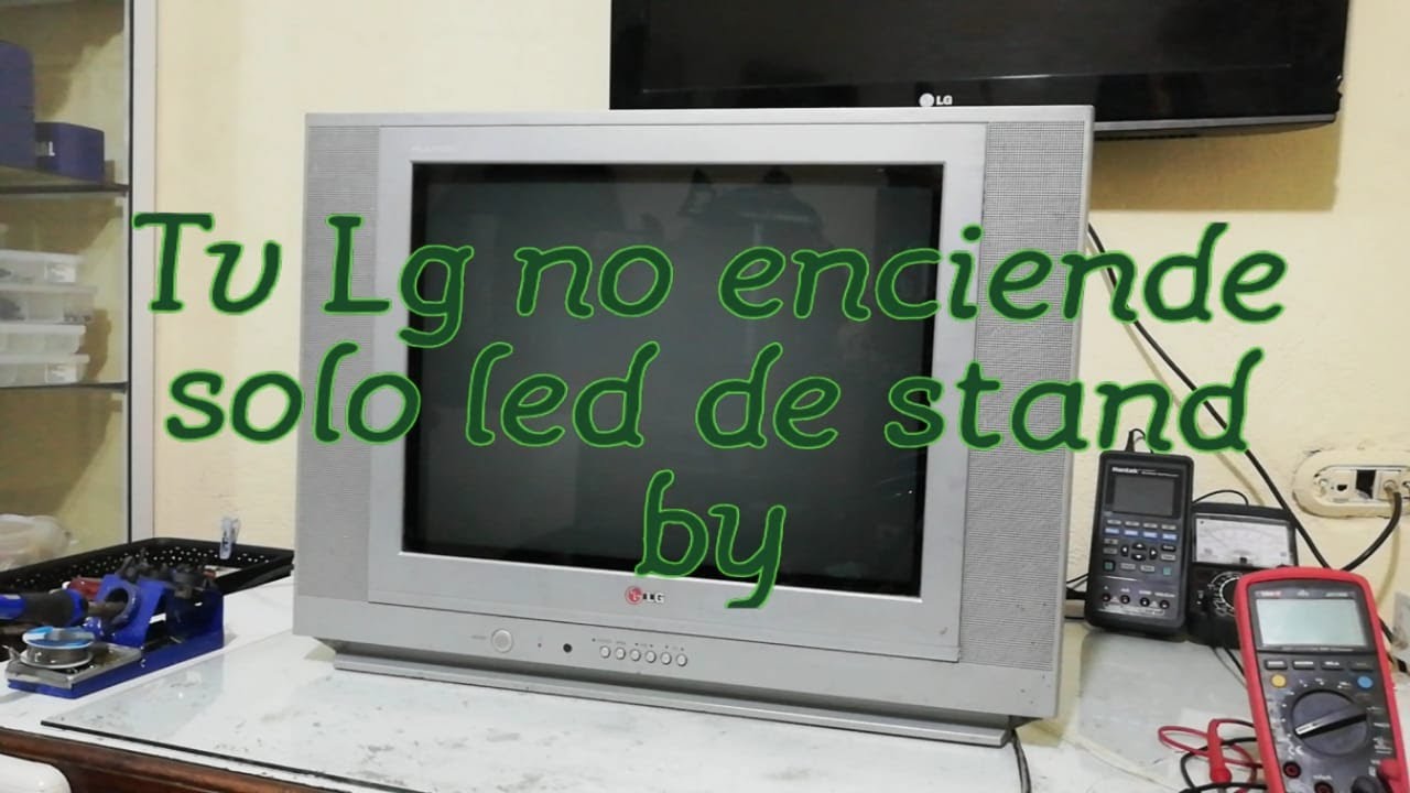 Tv lg no enciende,  solo led de stan by.