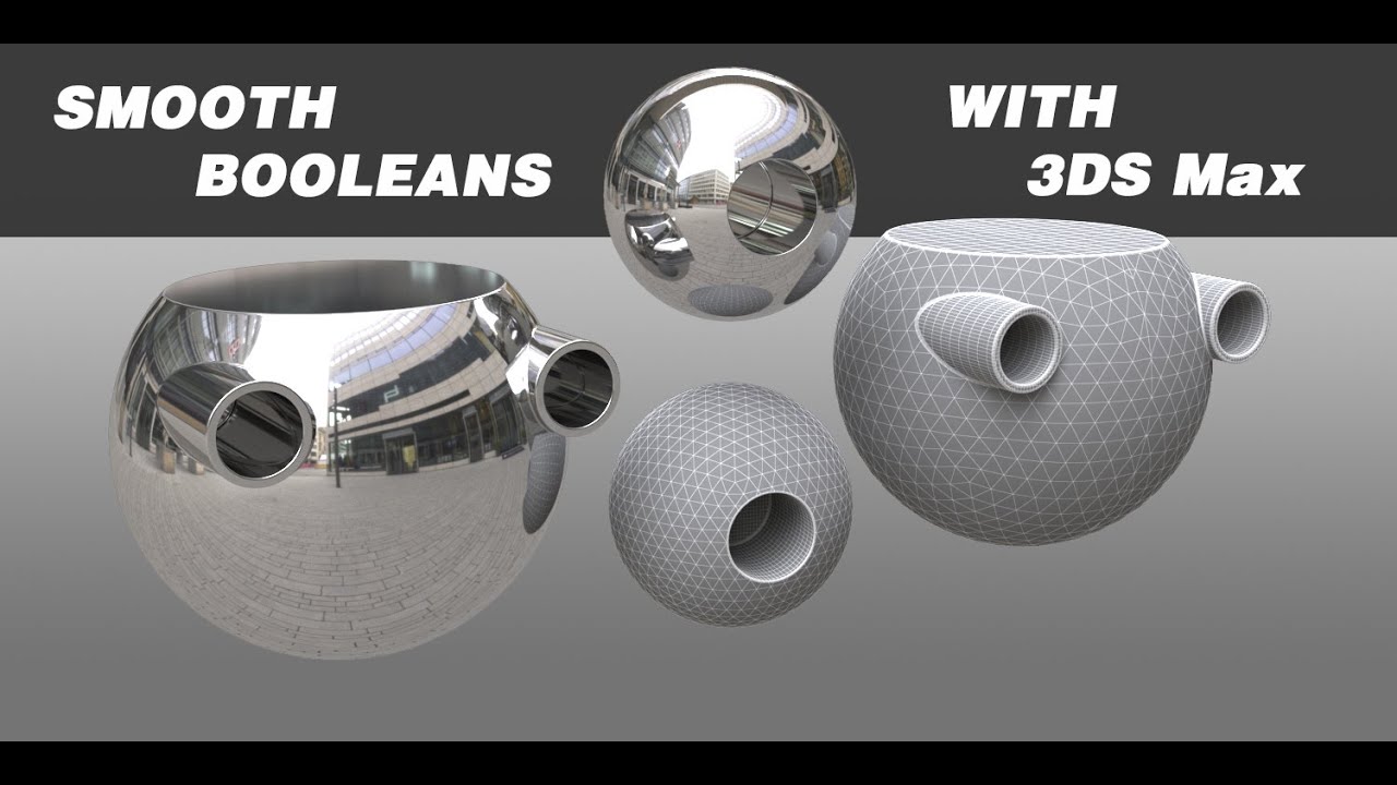 Creating Smooth Booleans in 3ds Max with The Smooth Boolean plugin