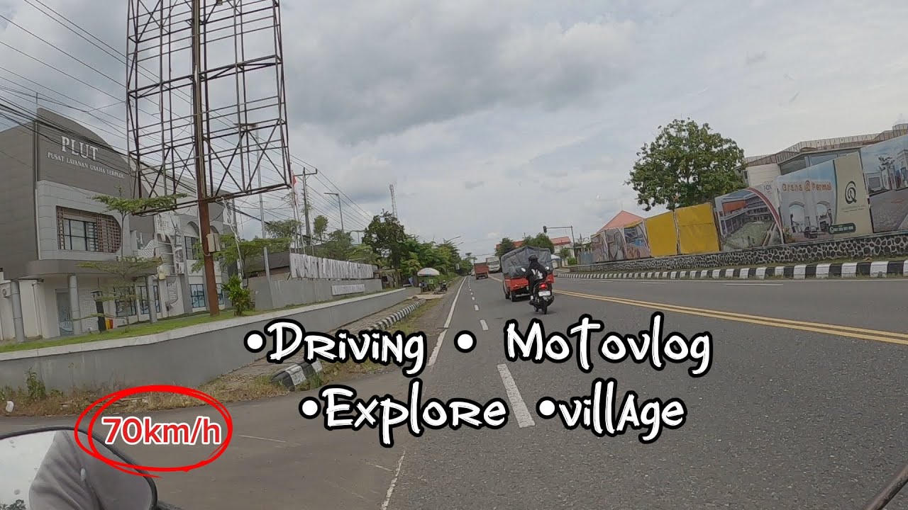 Driving in  Jl. Raya Kalibenda, Kalibenda III, Kalibenda, Kec. Sigaluh, | motovlog | explore