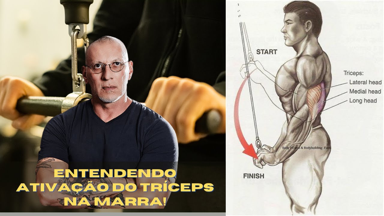 Entendendo ativação do tríceps na marra!