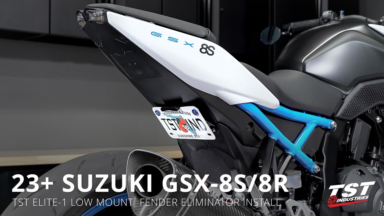 How to Install Elite-1 Low Mount Fender Eliminator on Suzuki GSX-8S / GSX-8R by TST Industries