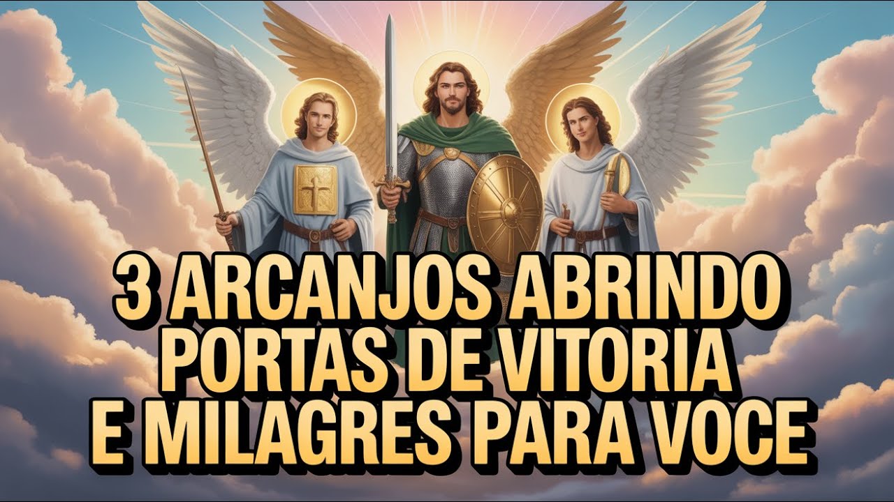 “ORAÇÃO EFATÁ: Os 3 Arcanjos Abrindo Caminhos, Trazendo Vitória, Cura e Livramento HOJE!”