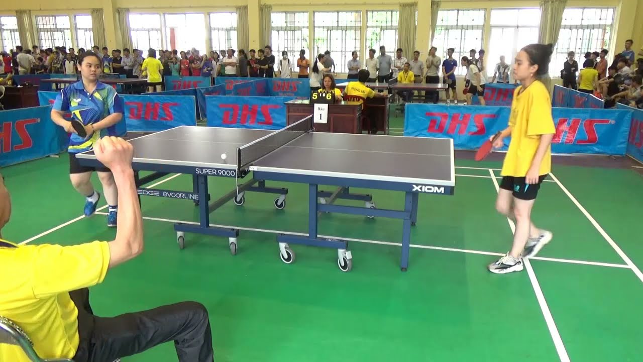 Bóng Bàn Nữ THPT Nguyễn Khuyến - THPT Hải Hậu (Chung kết sớm của Nữ)