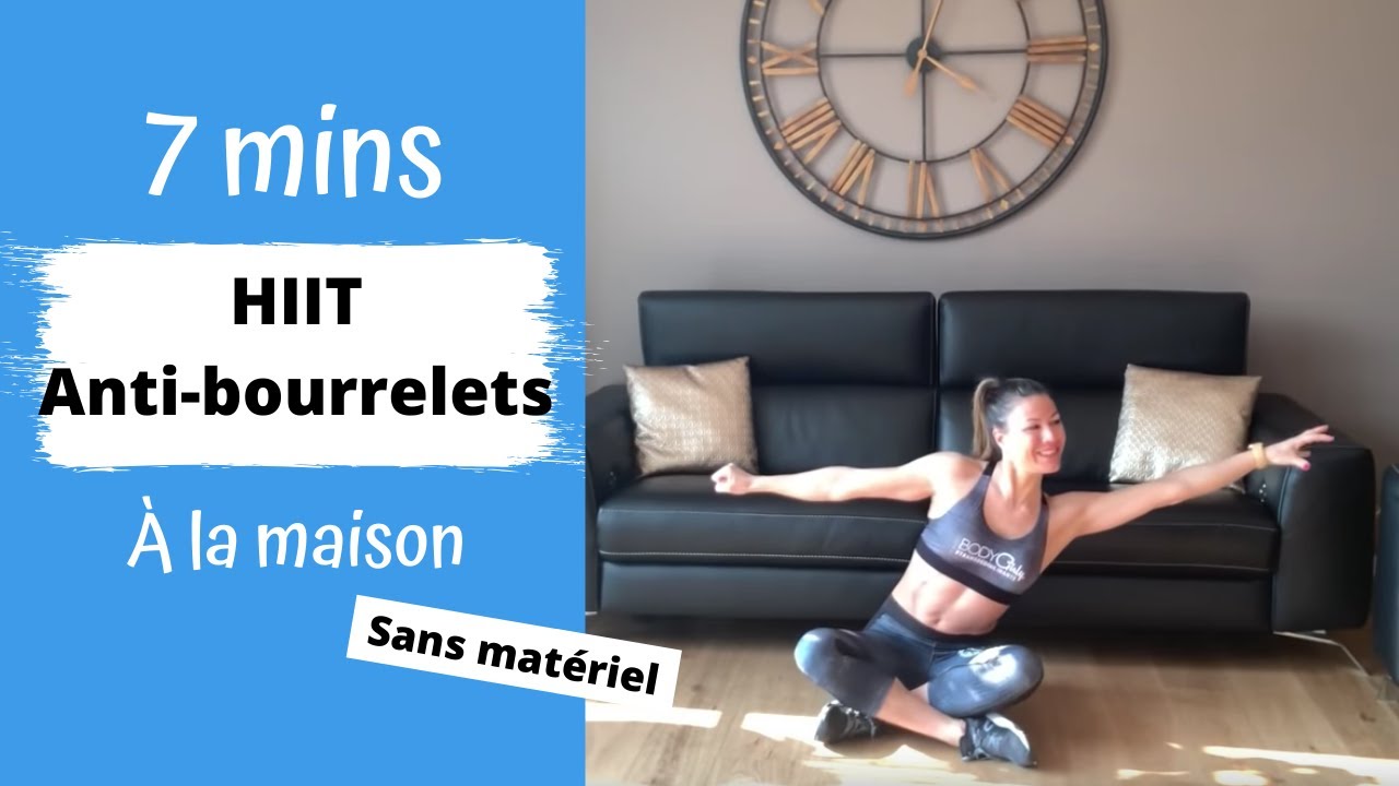 Séance de 7min anti-bourrelets en Hiit