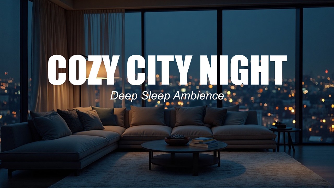 Cozy Apartment Night Ambience for Deep Sleep