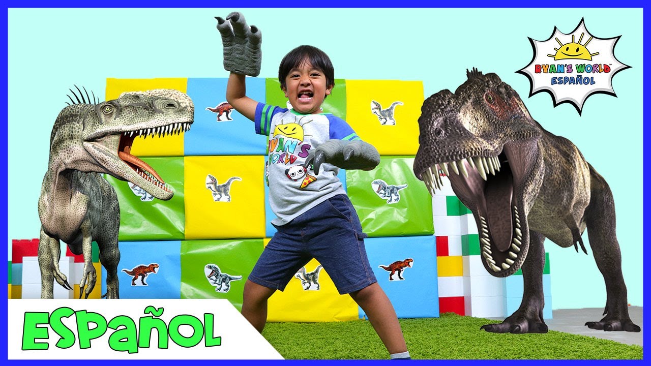 Cajas GIGANTES sopresa de DINOSAURIOS de Jurassic World!