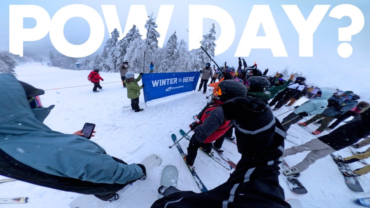POV: OPENING DAY at Snowshoe Mountain!