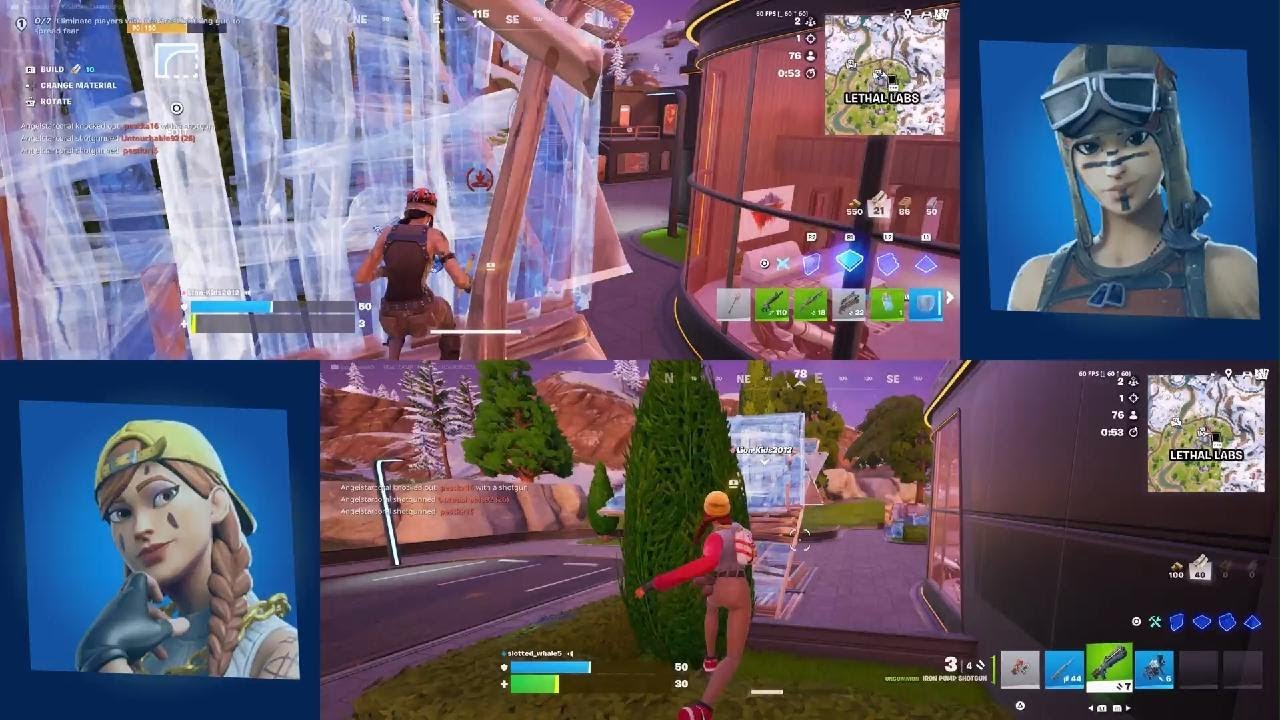 Fortnite_battle royal game play 👌💯