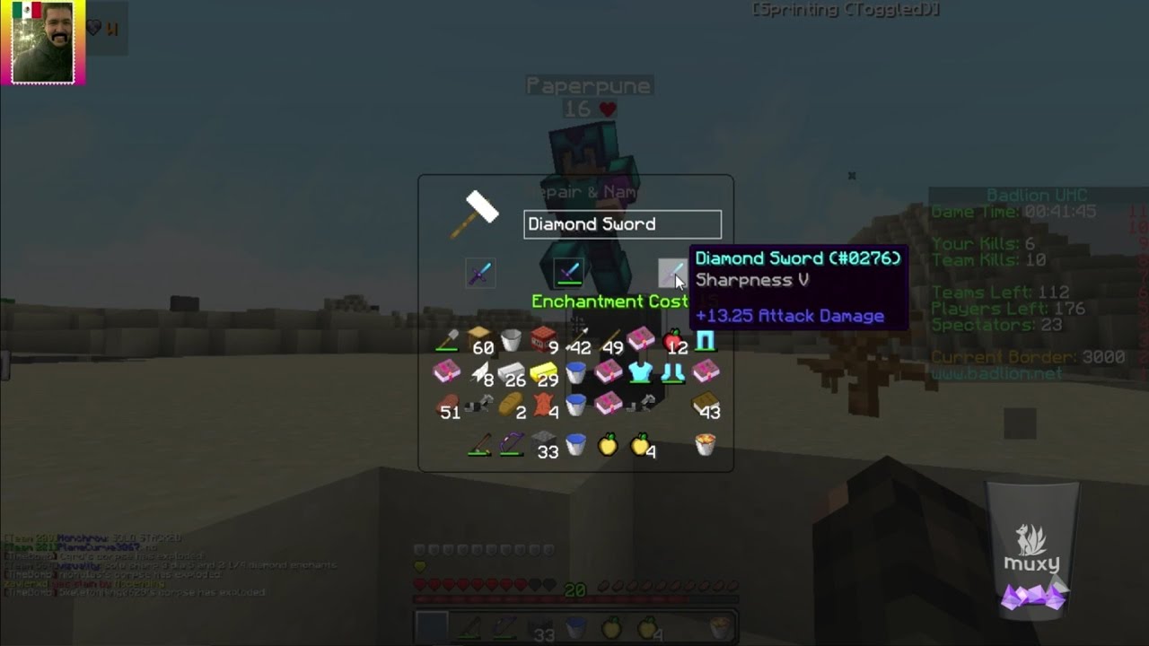 How to lose with two Sharpness V Diamond Swords - UHC Highlights