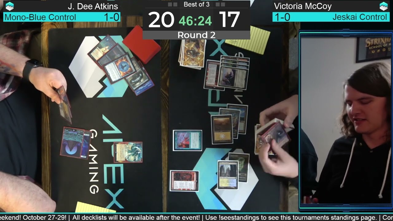 [9/9/23] $5000 Modern Open | Mono-Blue Control vs Jeskai Control | Round 2