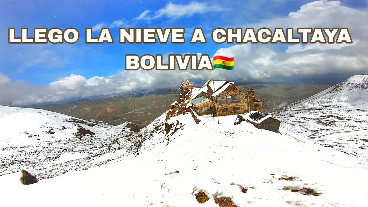 Fue la Pista de ESQUI MAS ALTA del MUNDO - Chacaltaya BOLIVIA