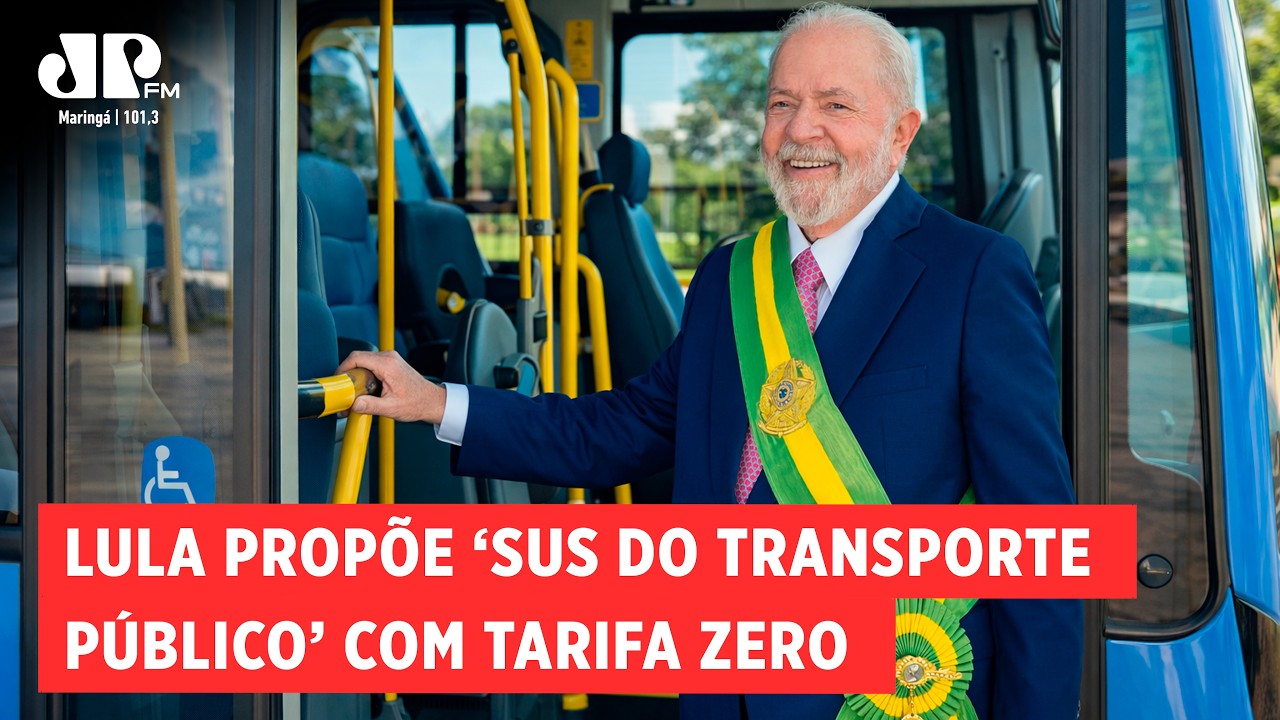 Lula propõe ‘SUS do transporte público’ com tarifa zero