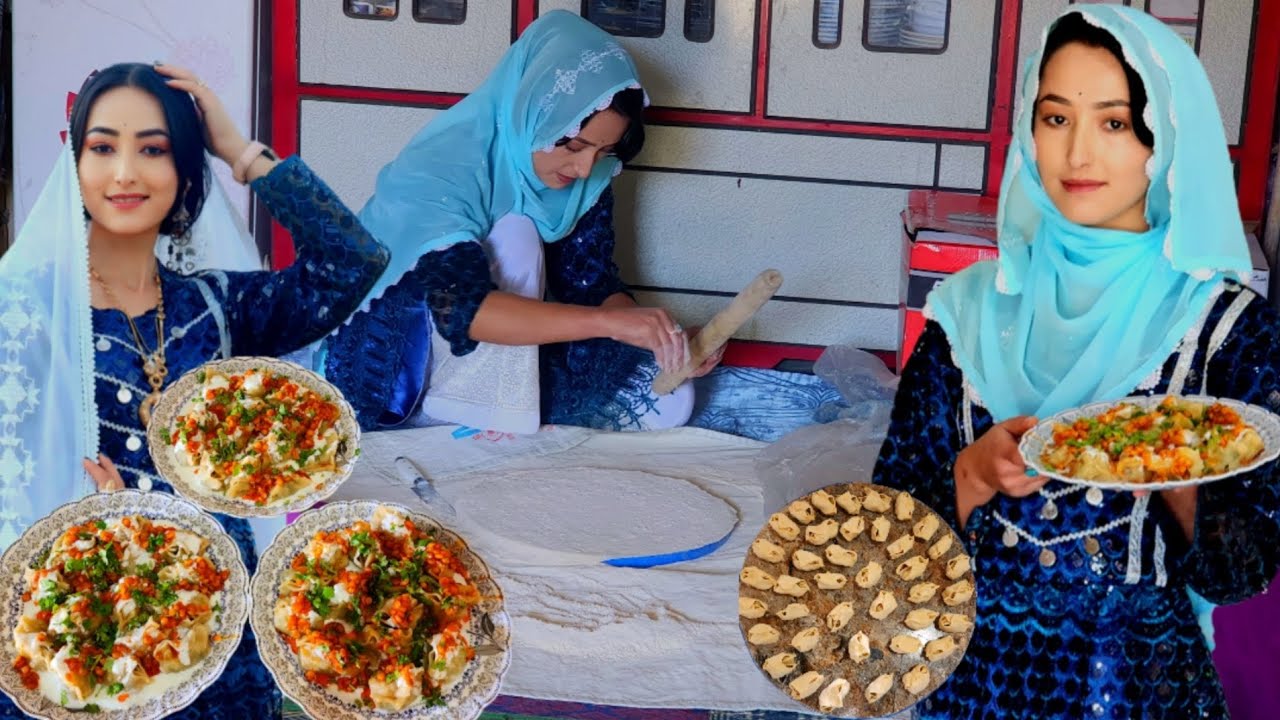 Afghani Mantu in the Village | Traditional Cooking & Rural Life🇦🇫