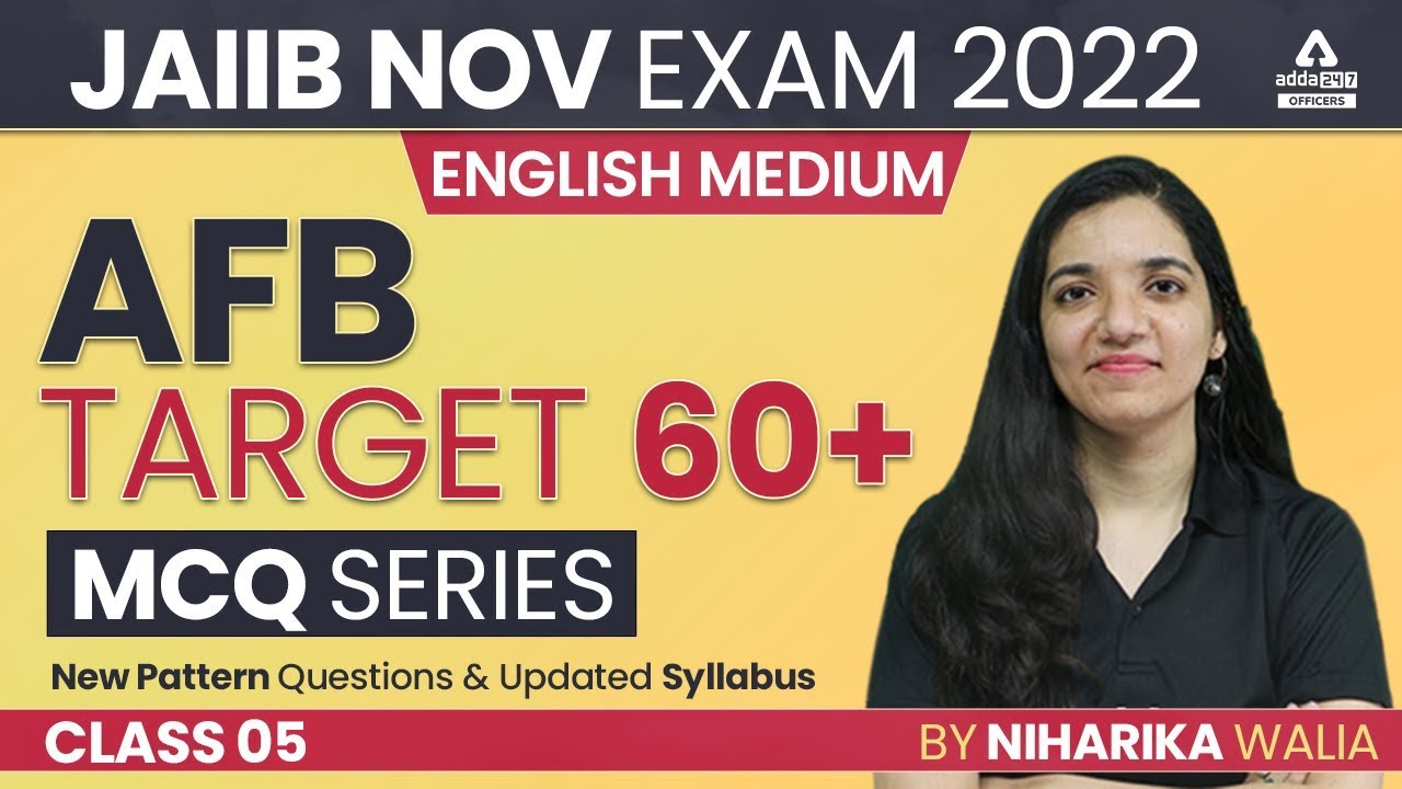 JAIIB Exam Nov 2022 | AFB English Medium Series #5 | New Pattern Questions & Updated Syllabus