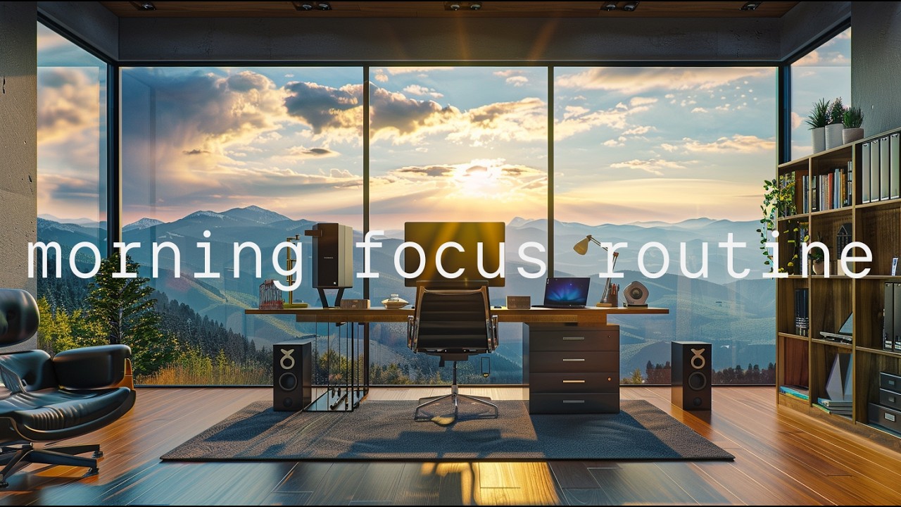 Morning Focus Routine | Calm Productivity Music for Work