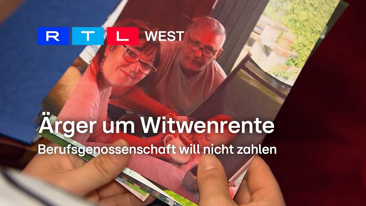 &Auml;rger um Witwenrente: Berufsgenossenschaft will nicht zahlen | RTL WEST, 13.09.2023