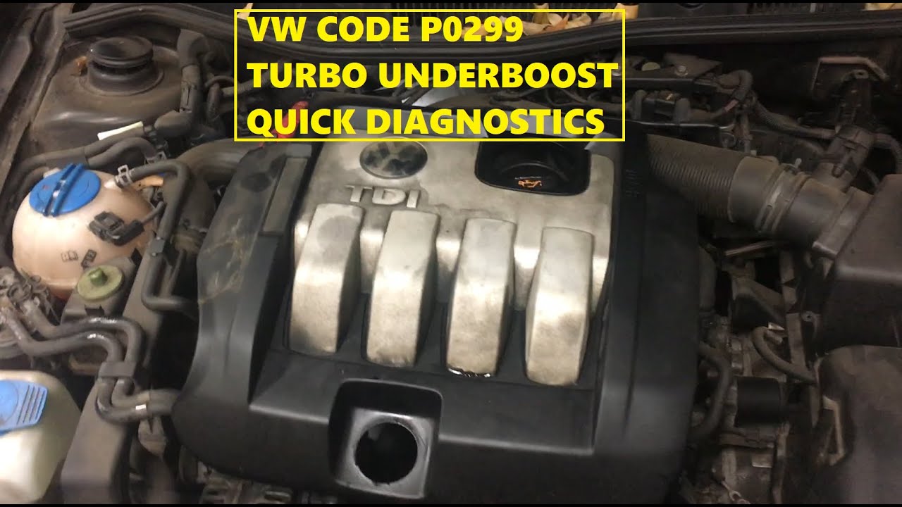 VW P0299 Turbo Underboost TDI Golf