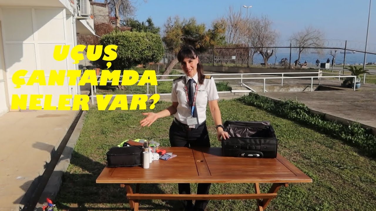 uçuş çantamda ne var? | pilot uçuş çantası |